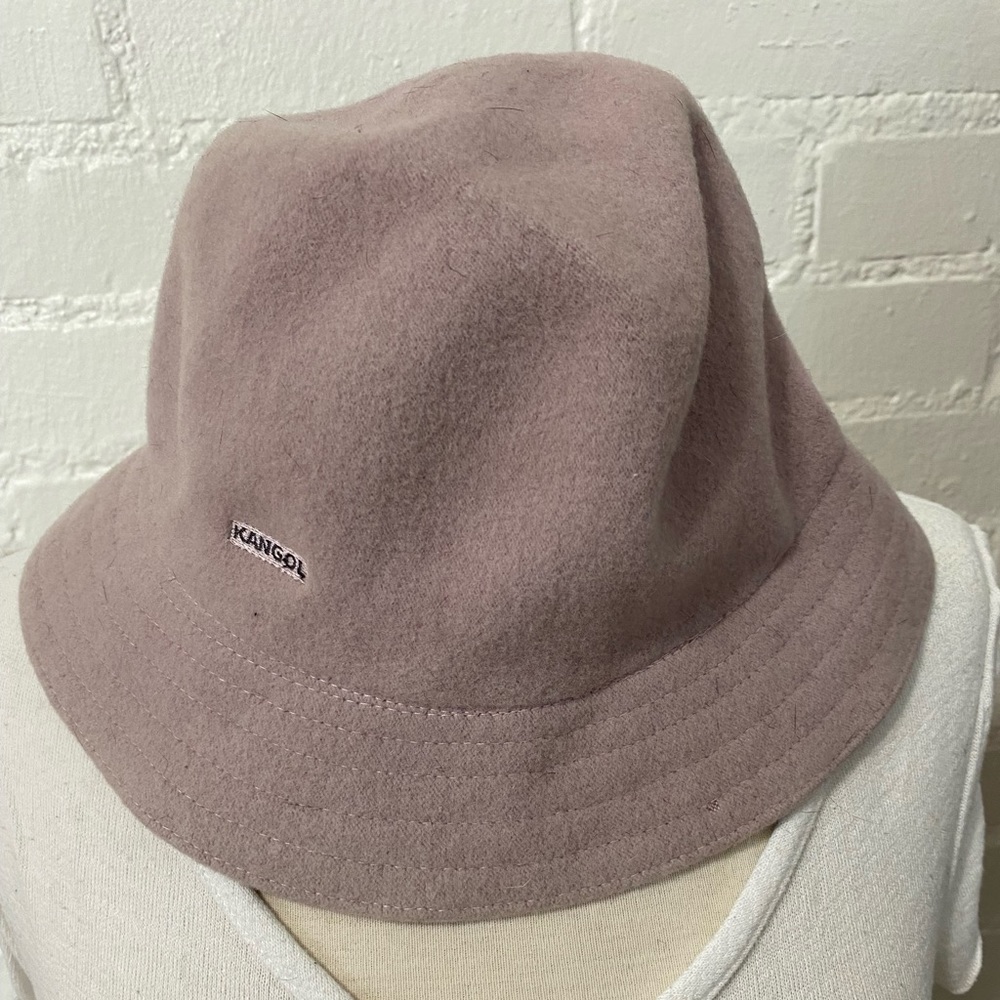 NWT Men’s Hip-Hop Classic Kangol Rain Drop Bucket Hat In Rose OSFM